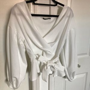 Boohoo Off the shoulder shirt